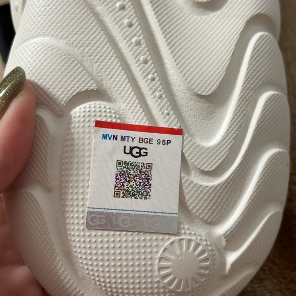 NWT UGG LA Cloud Cheetah Print Flatform Sandal neon Sold Out size 9.5 - Picture 8 of 9